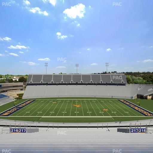 Mountaineer Field at Milan Puskar Stadium - Section 217 Seat View