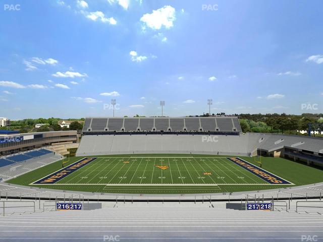 Mountaineer Field at Milan Puskar Stadium - Section 217 Seat View