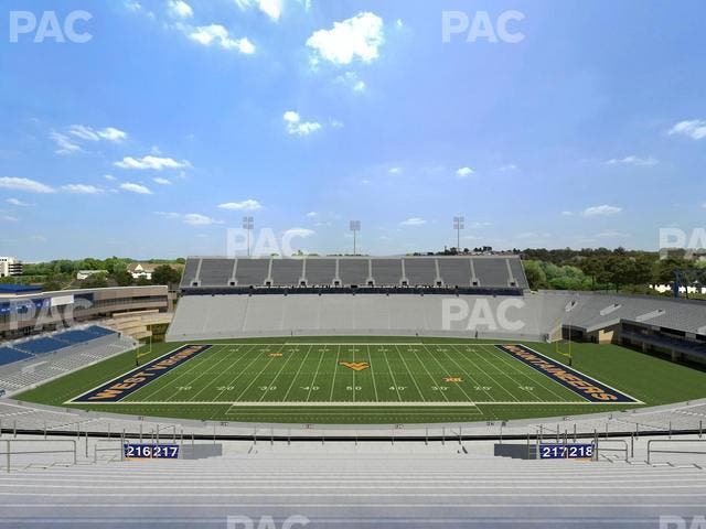 Mountaineer Field at Milan Puskar Stadium - Section 217 Seat View
