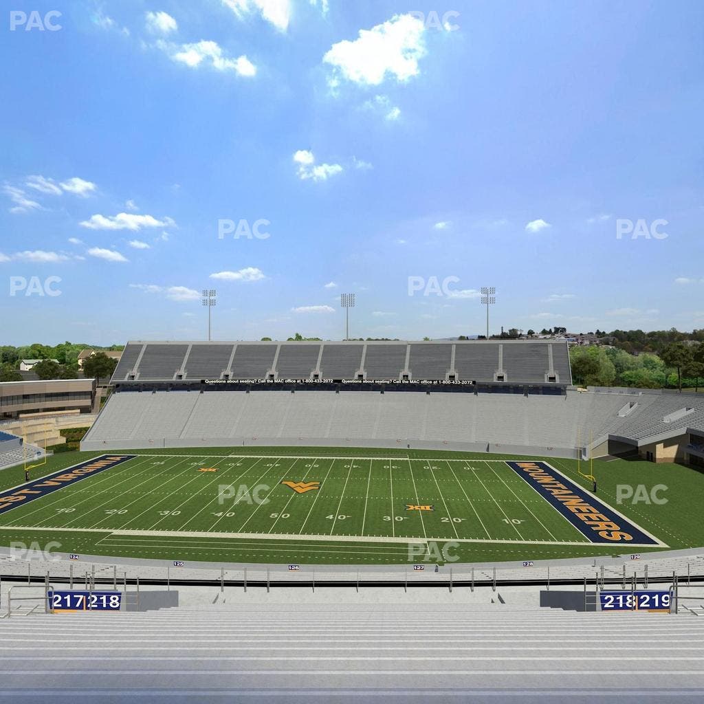 Mountaineer Field at Milan Puskar Stadium - Section 218 Seat View