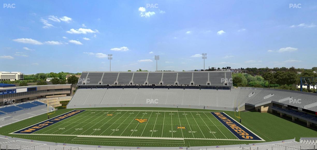 Mountaineer Field at Milan Puskar Stadium - Section 218 Seat View