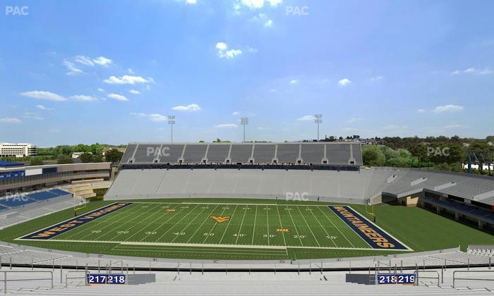 Mountaineer Field at Milan Puskar Stadium - Section 218 Seat View