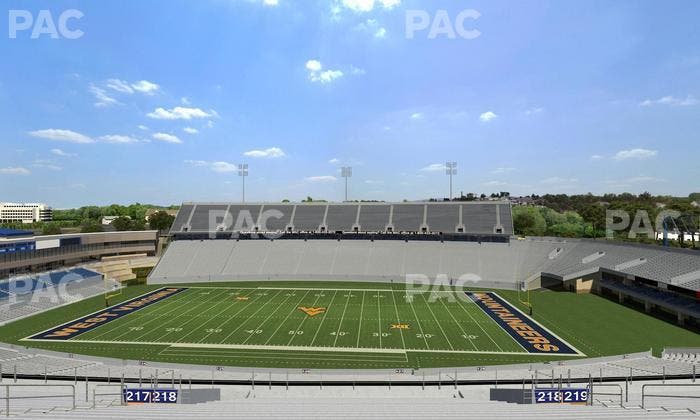 Mountaineer Field at Milan Puskar Stadium - Section 218 Seat View