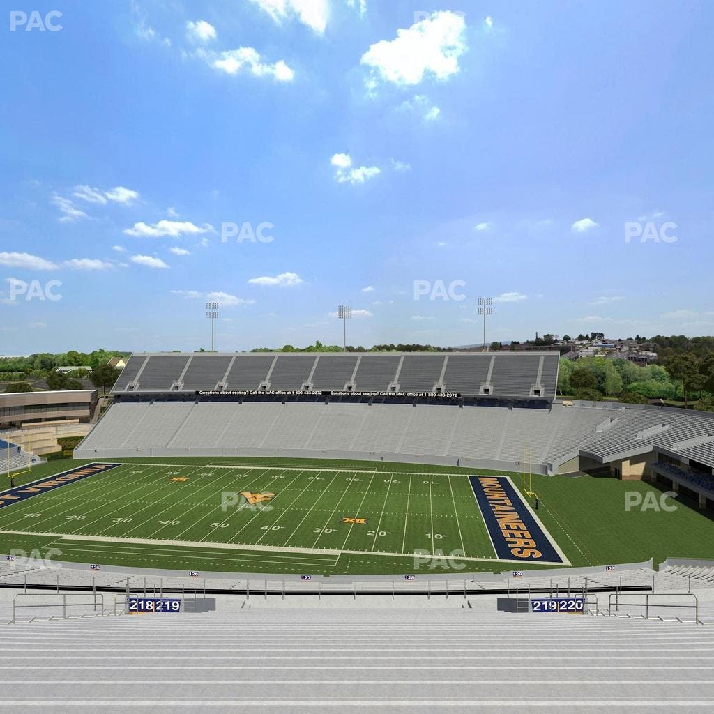 Mountaineer Field at Milan Puskar Stadium - Section 219 Seat View