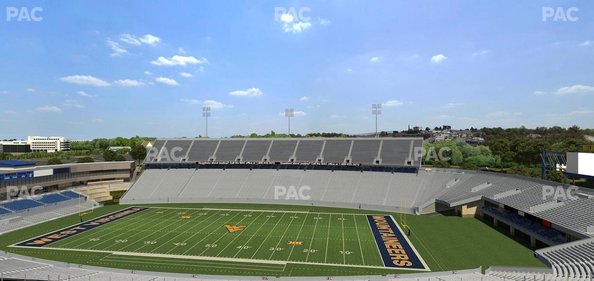 Mountaineer Field at Milan Puskar Stadium - Section 219 Seat View