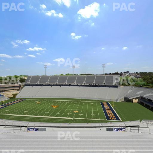 Mountaineer Field at Milan Puskar Stadium - Section 219 Seat View