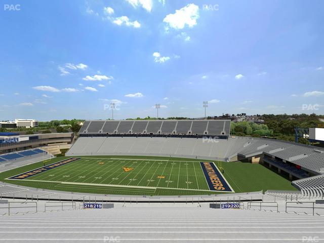 Mountaineer Field at Milan Puskar Stadium - Section 219 Seat View