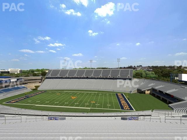 Mountaineer Field at Milan Puskar Stadium - Section 219 Seat View