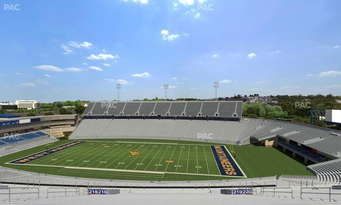 Mountaineer Field at Milan Puskar Stadium - Section 219 Seat View