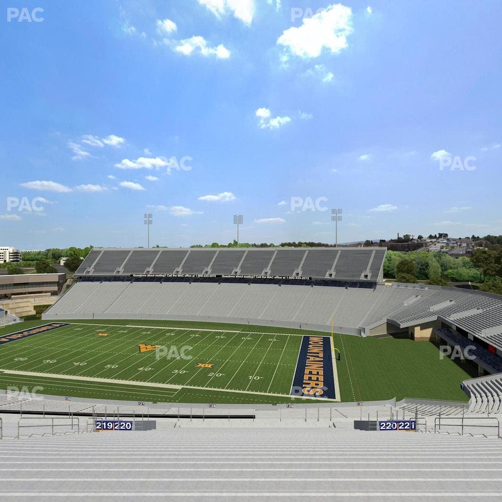Mountaineer Field at Milan Puskar Stadium - Section 220 Seat View