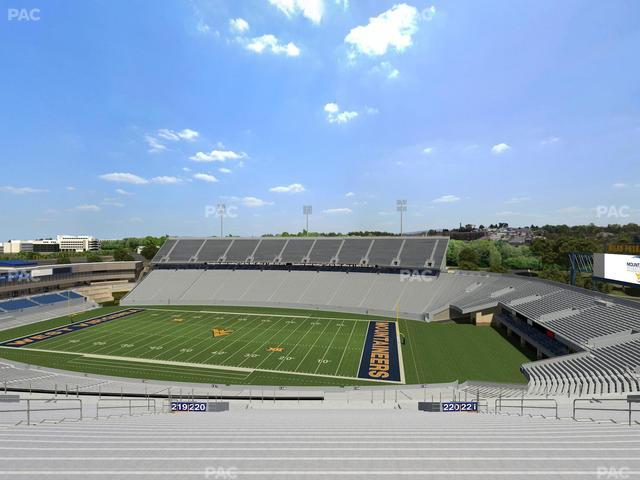 Mountaineer Field at Milan Puskar Stadium - Section 220 Seat View