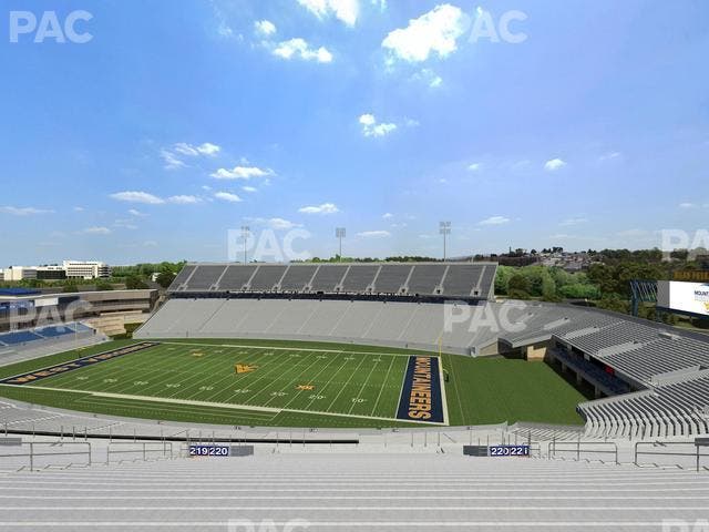 Mountaineer Field at Milan Puskar Stadium - Section 220 Seat View