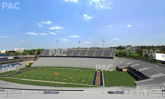 Mountaineer Field at Milan Puskar Stadium - Section 220 Seat View
