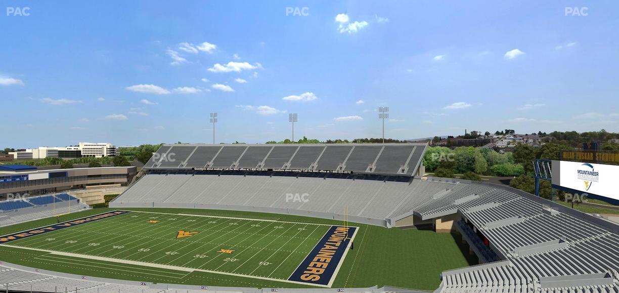 Mountaineer Field at Milan Puskar Stadium - Section 221 Seat View