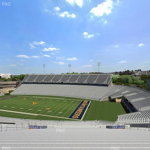 Mountaineer Field at Milan Puskar Stadium - Section 221 Seat View