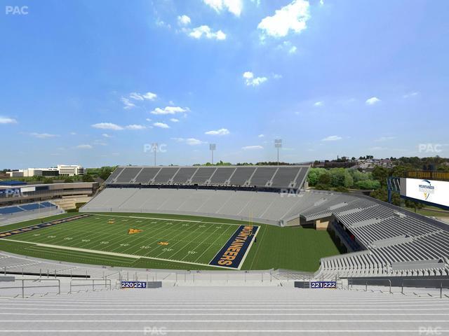 Mountaineer Field at Milan Puskar Stadium - Section 221 Seat View