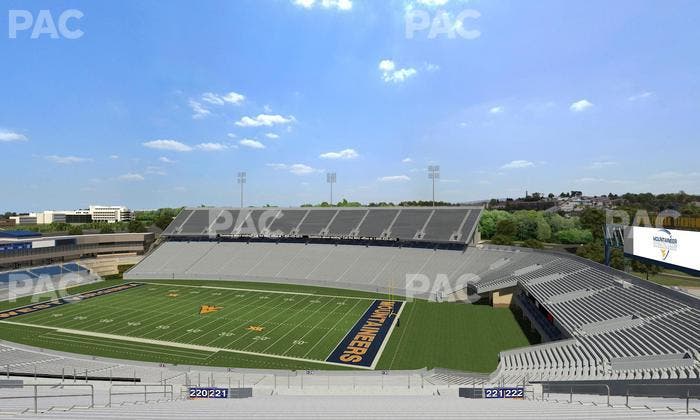 Mountaineer Field at Milan Puskar Stadium - Section 221 Seat View