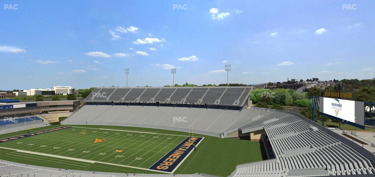 Mountaineer Field at Milan Puskar Stadium - Section 222 Seat View