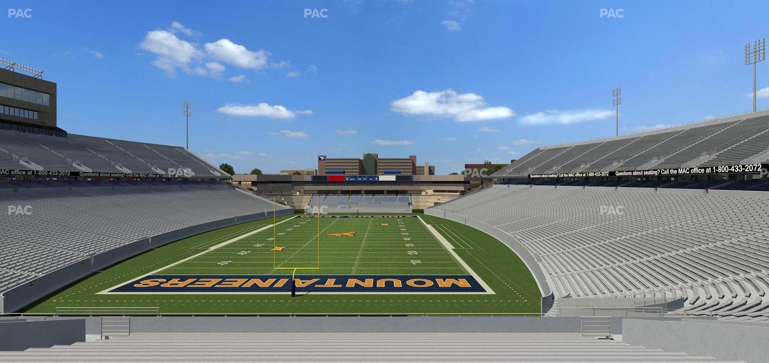 Mountaineer Field at Milan Puskar Stadium - Section 97 Seat View