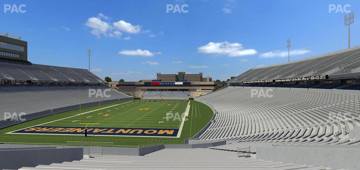 Mountaineer Field at Milan Puskar Stadium - Section 98 Seat View