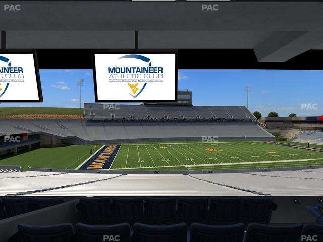 Mountaineer Field at Milan Puskar Stadium - Section Field Box 10 Seat View