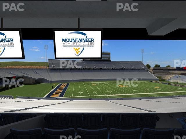 Mountaineer Field at Milan Puskar Stadium - Section Field Box 10 Seat View