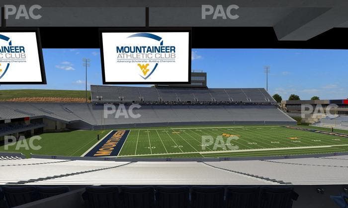 Mountaineer Field at Milan Puskar Stadium - Section Field Box 10 Seat View