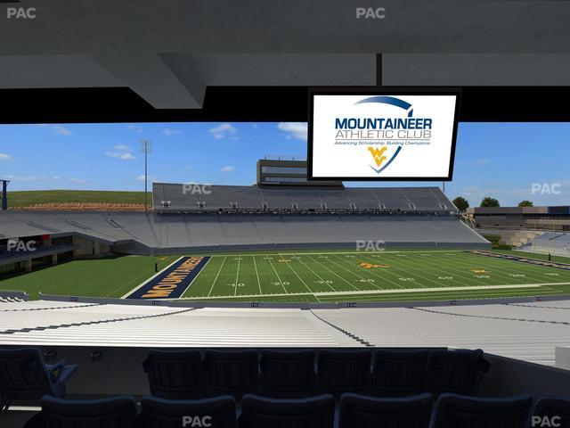 Mountaineer Field at Milan Puskar Stadium - Section Field Box 11 Seat View