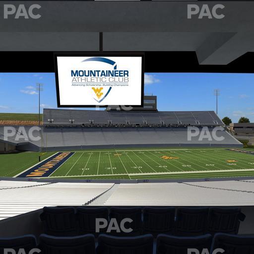 Mountaineer Field at Milan Puskar Stadium - Section Field Box 12 Seat View