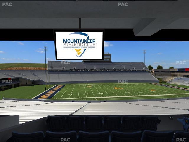 Mountaineer Field at Milan Puskar Stadium - Section Field Box 12 Seat View