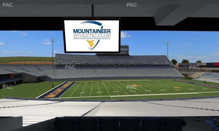 Mountaineer Field at Milan Puskar Stadium - Section Field Box 12 Seat View