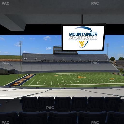 Mountaineer Field at Milan Puskar Stadium - Section Field Box 13 Seat View