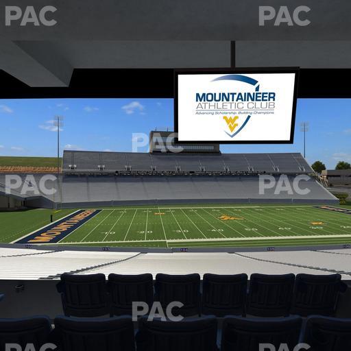 Mountaineer Field at Milan Puskar Stadium - Section Field Box 13 Seat View
