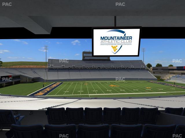 Mountaineer Field at Milan Puskar Stadium - Section Field Box 13 Seat View