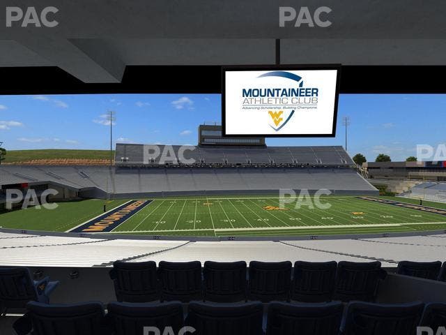 Mountaineer Field at Milan Puskar Stadium - Section Field Box 13 Seat View