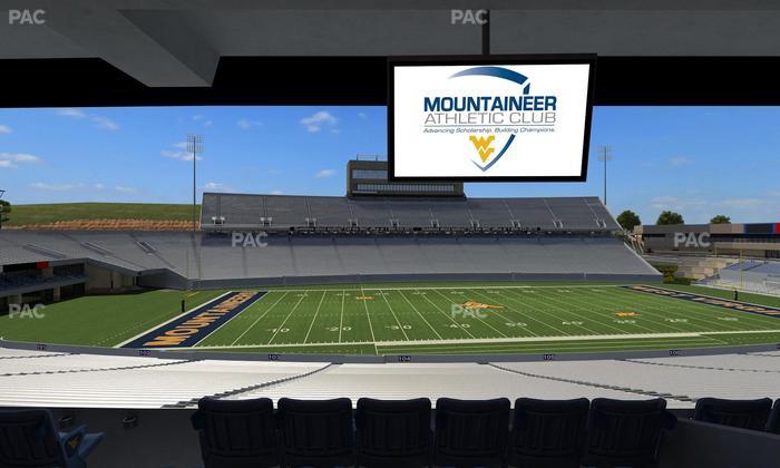 Mountaineer Field at Milan Puskar Stadium - Section Field Box 13 Seat View