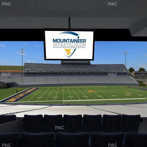 Mountaineer Field at Milan Puskar Stadium - Section Field Box 14 Seat View