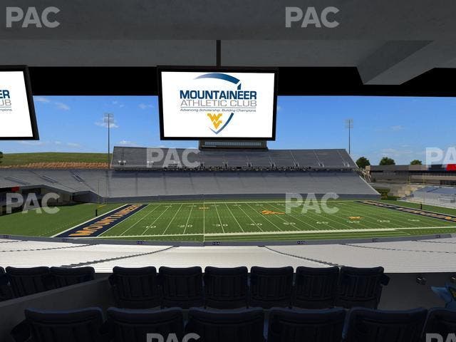 Mountaineer Field at Milan Puskar Stadium - Section Field Box 14 Seat View