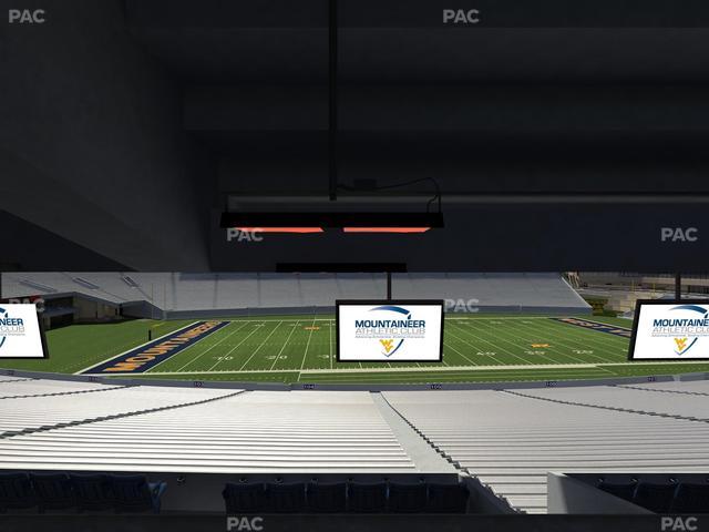 Mountaineer Field at Milan Puskar Stadium - Section Field Box 15 Seat View