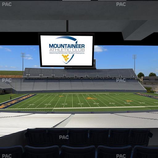 Mountaineer Field at Milan Puskar Stadium - Section Field Box 16 Seat View
