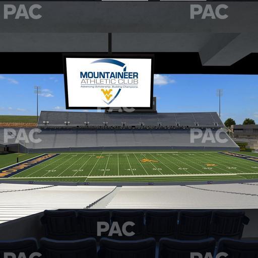 Mountaineer Field at Milan Puskar Stadium - Section Field Box 16 Seat View