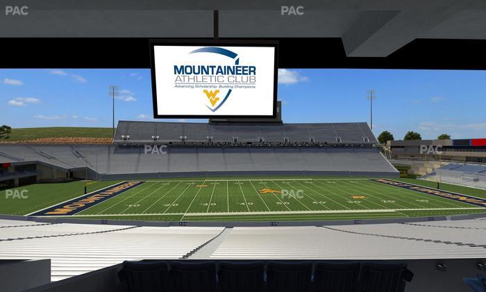 Mountaineer Field at Milan Puskar Stadium - Section Field Box 16 Seat View