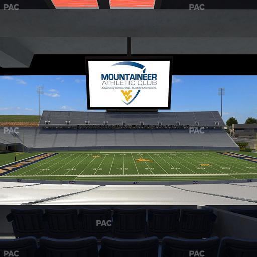 Mountaineer Field at Milan Puskar Stadium - Section Field Box 17 Seat View