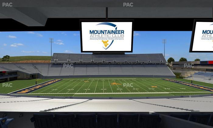 Mountaineer Field at Milan Puskar Stadium - Section Field Box 17 Seat View