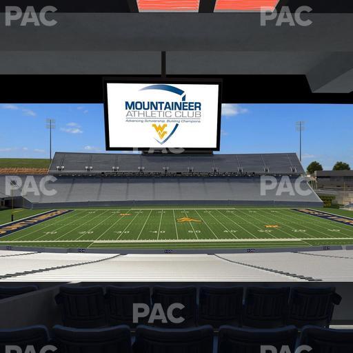 Mountaineer Field at Milan Puskar Stadium - Section Field Box 18 Seat View