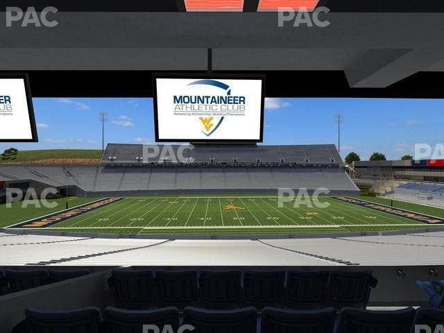 Mountaineer Field at Milan Puskar Stadium - Section Field Box 18 Seat View
