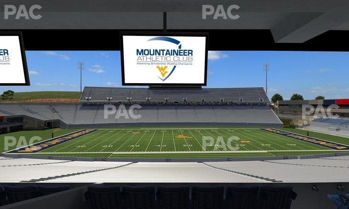 Mountaineer Field at Milan Puskar Stadium - Section Field Box 18 Seat View