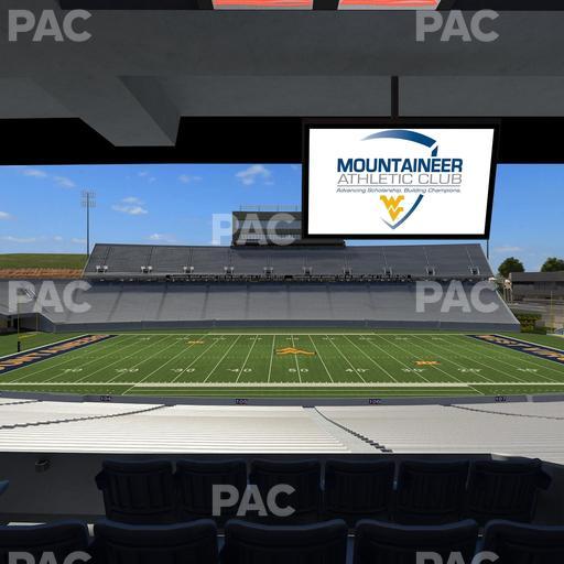 Mountaineer Field at Milan Puskar Stadium - Section Field Box 19 Seat View