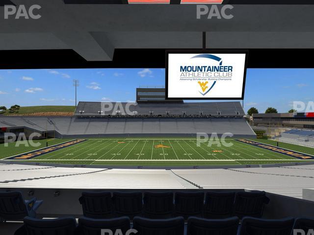 Mountaineer Field at Milan Puskar Stadium - Section Field Box 19 Seat View