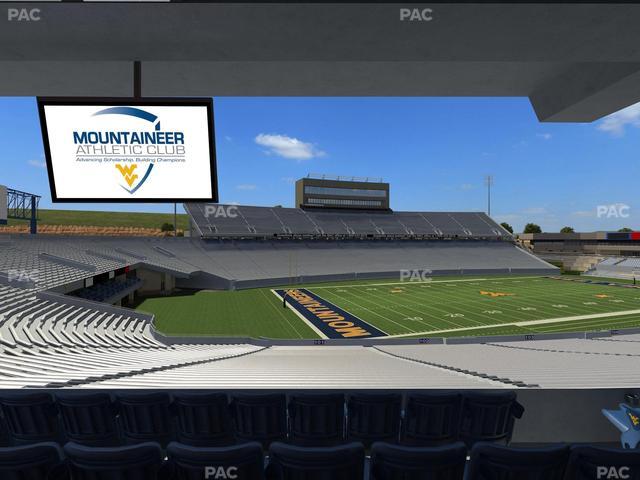 Mountaineer Field at Milan Puskar Stadium - Section Field Box 2 Seat View